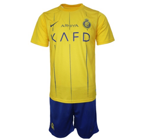 Kit Infantil Al-Nassr Home 23/24 - Amarelo
