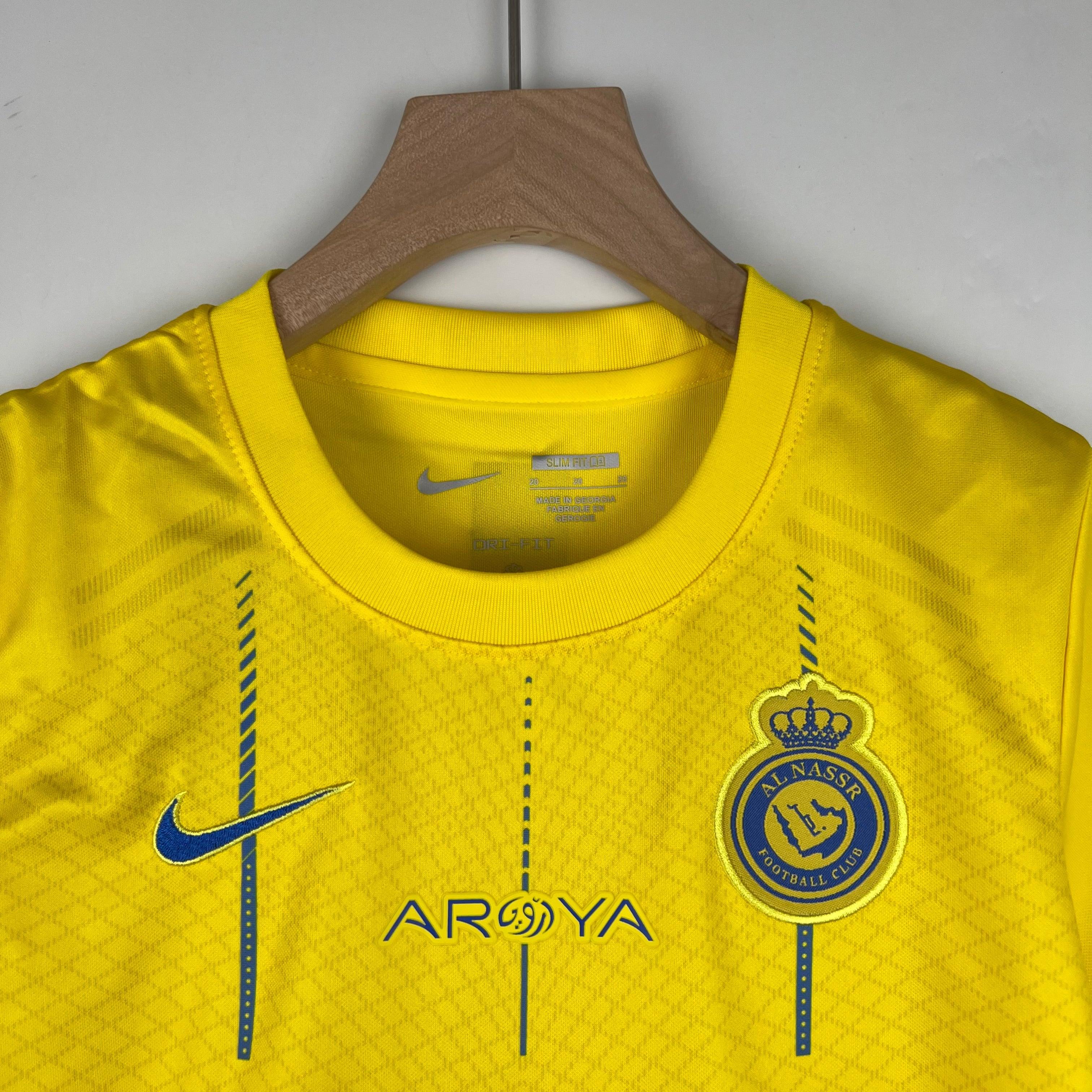 Kit Infantil Al-Nassr I 23/24 - Amarela