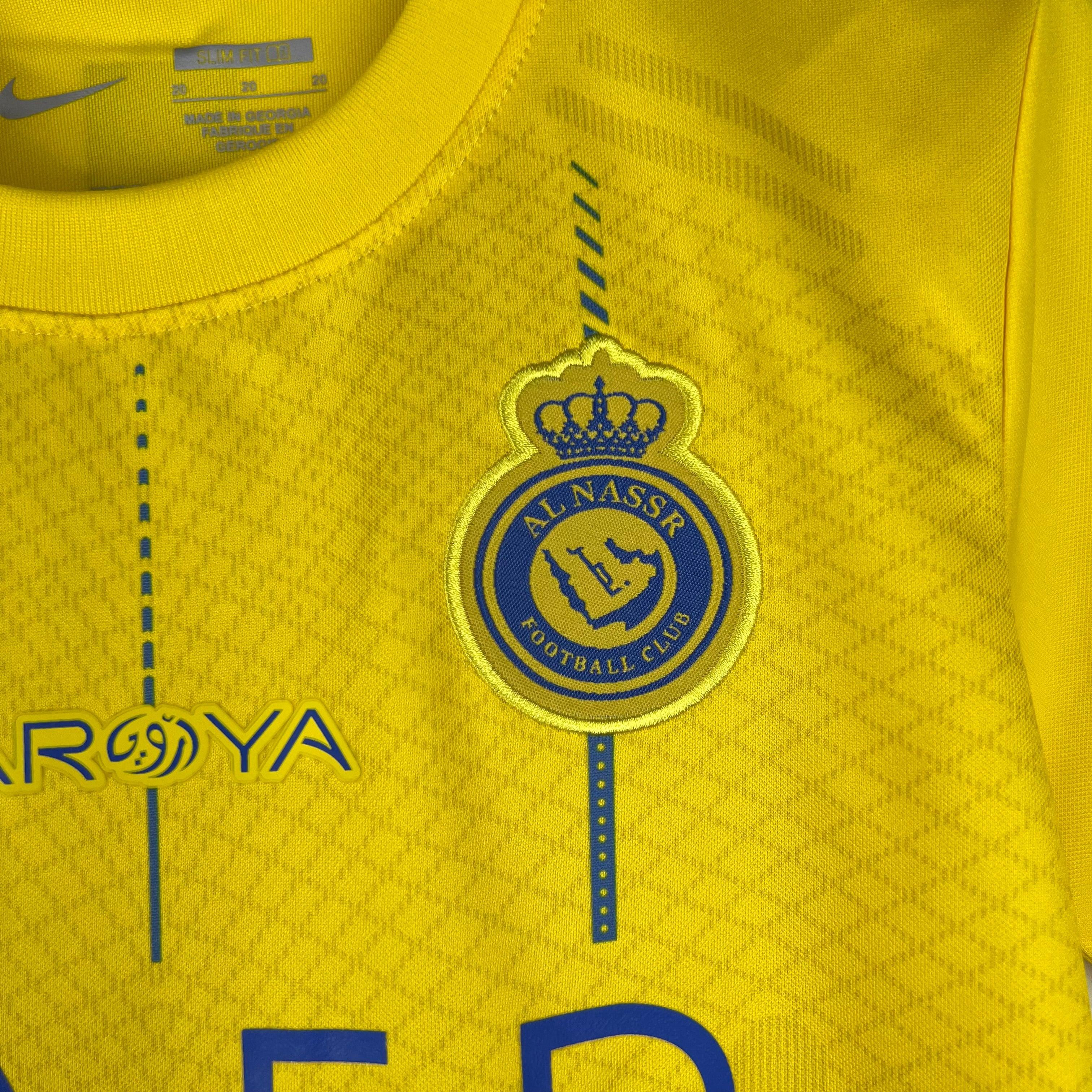 Kit Infantil Al-Nassr I 23/24 - Amarela
