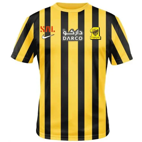 Camisa Al-Ittihad I 22/23 Nike - Amarelo