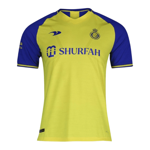 Camisa Al-Nassr I 23/24 Duneus - Amarelo e Azul