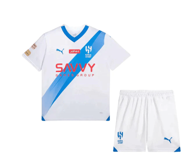 Kit Infantil Infantil Al-Hilal Away 23/24 - Branco